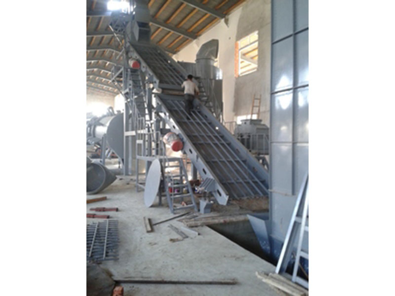 震動篩安裝現場