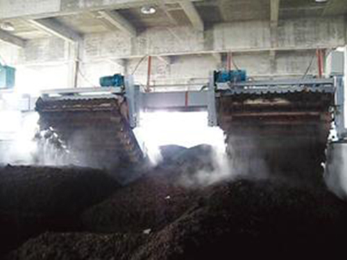 有機（jī）肥雙邊翻料機